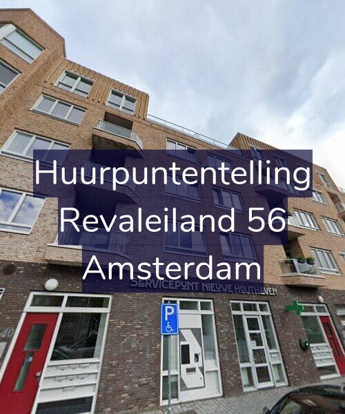 Foto gevel Huurpuntentelling voor Revaleiland 56, Amsterdam