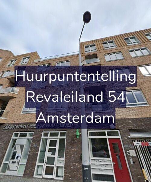 Foto gevel Huurpuntentelling voor Revaleiland 54, Amsterdam
