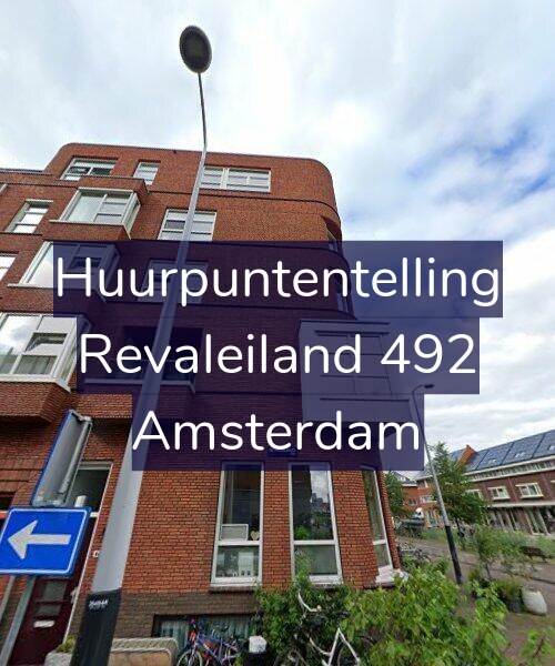 Foto gevel Huurpuntentelling voor Revaleiland 492, Amsterdam