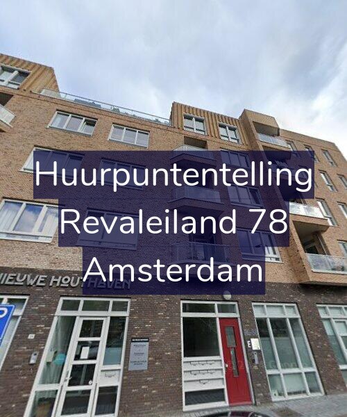Foto gevel Huurpuntentelling voor Revaleiland 78, Amsterdam