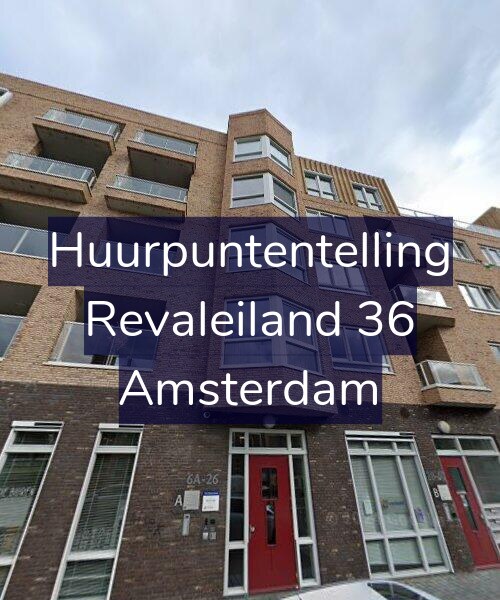 Foto gevel Huurpuntentelling voor Revaleiland 36, Amsterdam