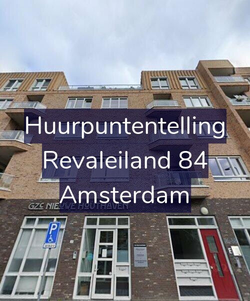 Foto gevel Huurpuntentelling voor Revaleiland 84, Amsterdam