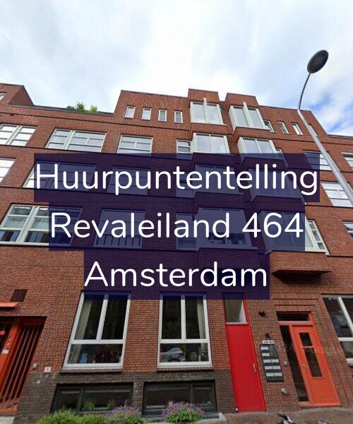 Foto gevel Huurpuntentelling voor Revaleiland 464, Amsterdam