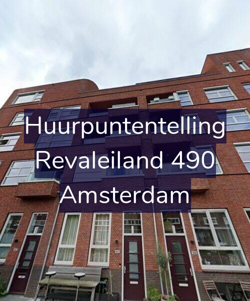 Foto gevel Huurpuntentelling voor Revaleiland 490, Amsterdam