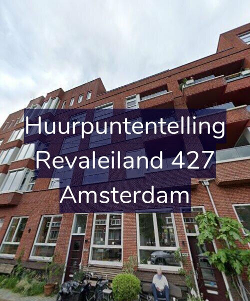Foto gevel Huurpuntentelling voor Revaleiland 427, Amsterdam