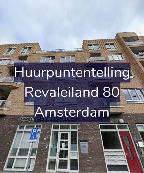Foto gevel Huurpuntentelling voor Revaleiland 80, Amsterdam