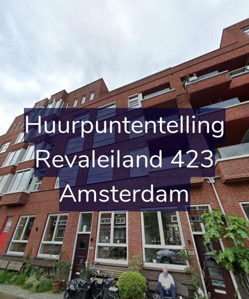 Foto gevel Huurpuntentelling voor Revaleiland 423, Amsterdam