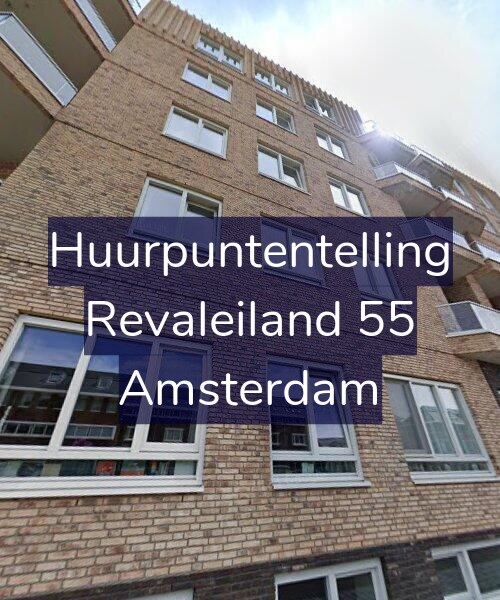 Foto gevel Huurpuntentelling voor Revaleiland 55, Amsterdam
