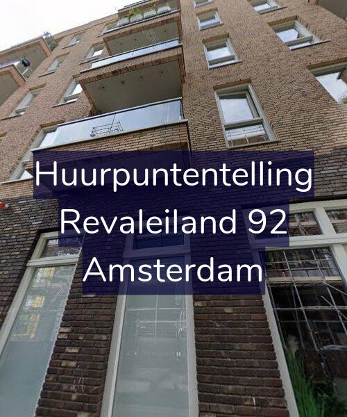 Foto gevel Huurpuntentelling voor Revaleiland 92, Amsterdam