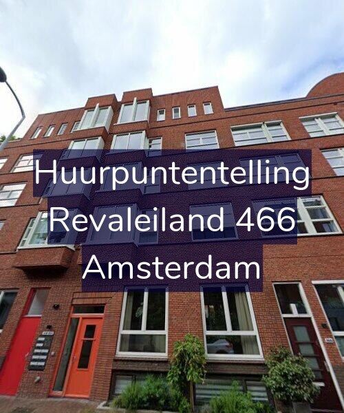 Foto gevel Huurpuntentelling voor Revaleiland 466, Amsterdam
