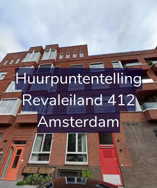 Foto gevel Huurpuntentelling voor Revaleiland 412, Amsterdam