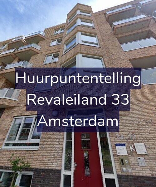 Foto gevel Huurpuntentelling voor Revaleiland 33, Amsterdam