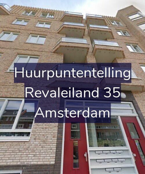Foto gevel Huurpuntentelling voor Revaleiland 35, Amsterdam