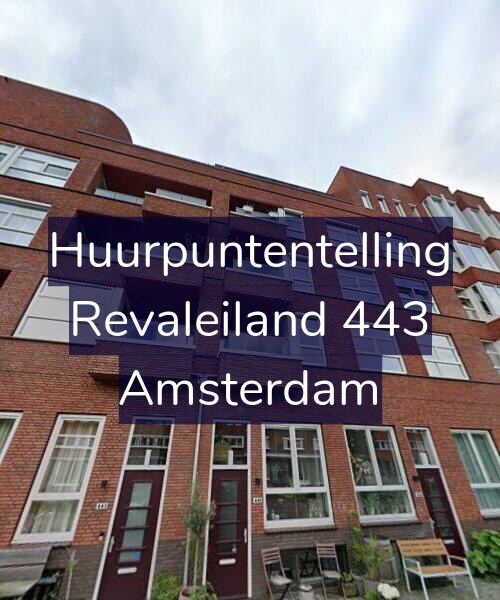 Foto gevel Huurpuntentelling voor Revaleiland 443, Amsterdam