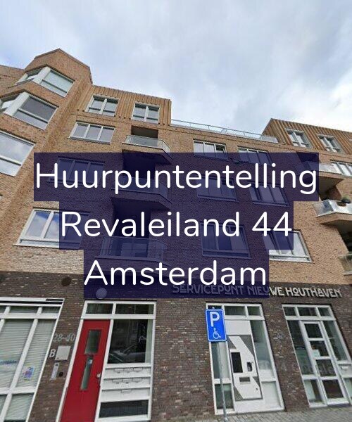 Foto gevel Huurpuntentelling voor Revaleiland 44, Amsterdam