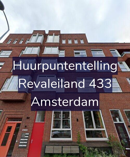 Foto gevel Huurpuntentelling voor Revaleiland 433, Amsterdam