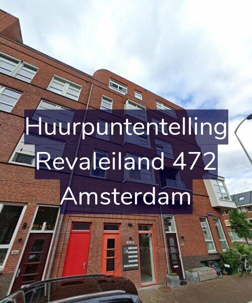 Foto gevel Huurpuntentelling voor Revaleiland 472, Amsterdam