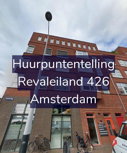 Foto gevel Huurpuntentelling voor Revaleiland 426, Amsterdam