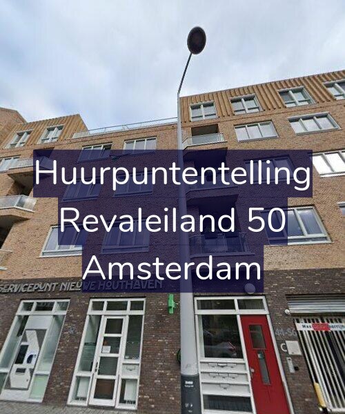 Foto gevel Huurpuntentelling voor Revaleiland 50, Amsterdam