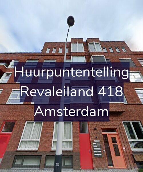Foto gevel Huurpuntentelling voor Revaleiland 418, Amsterdam