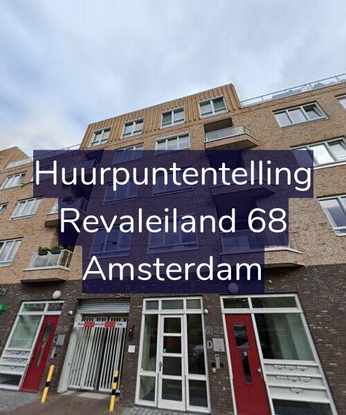 Foto gevel Huurpuntentelling voor Revaleiland 68, Amsterdam