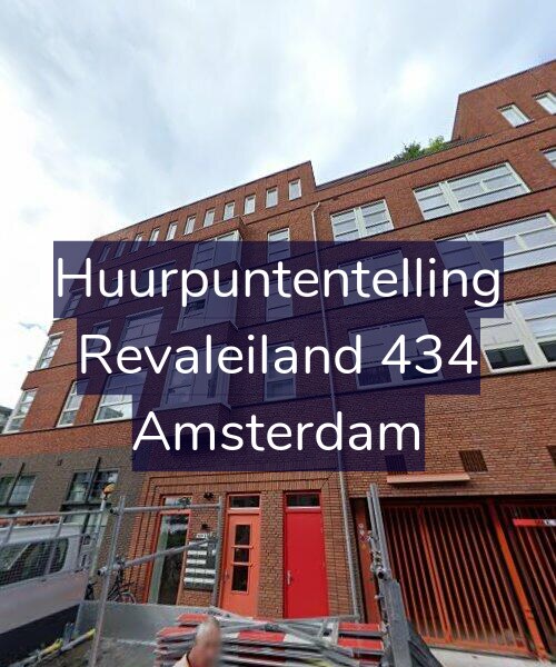 Foto gevel Huurpuntentelling voor Revaleiland 434, Amsterdam