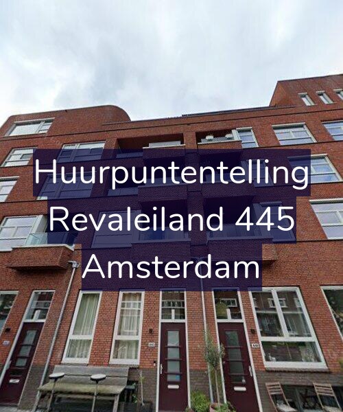 Foto gevel Huurpuntentelling voor Revaleiland 445, Amsterdam