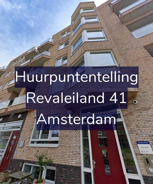 Foto gevel Huurpuntentelling voor Revaleiland 41, Amsterdam