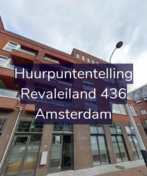 Foto gevel Huurpuntentelling voor Revaleiland 436, Amsterdam