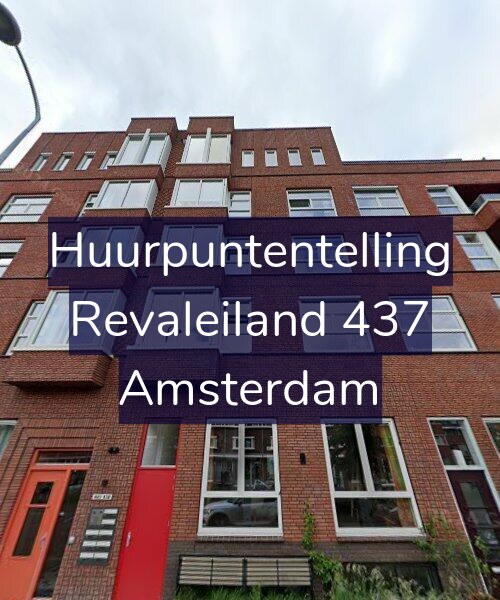 Foto gevel Huurpuntentelling voor Revaleiland 437, Amsterdam