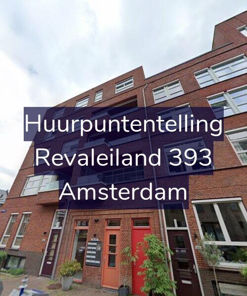 Foto gevel Huurpuntentelling voor Revaleiland 393, Amsterdam