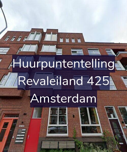 Foto gevel Huurpuntentelling voor Revaleiland 425, Amsterdam