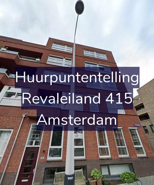 Foto gevel Huurpuntentelling voor Revaleiland 415, Amsterdam