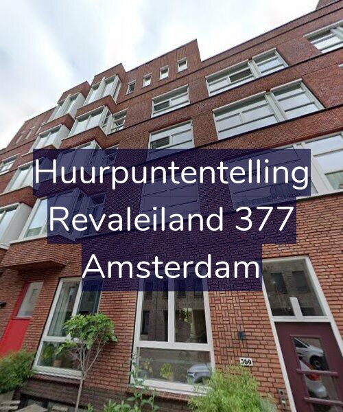 Foto gevel Huurpuntentelling voor Revaleiland 377, Amsterdam
