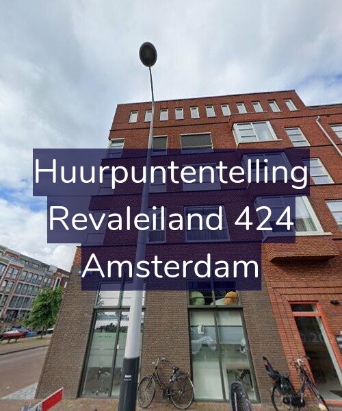 Foto gevel Huurpuntentelling voor Revaleiland 424, Amsterdam