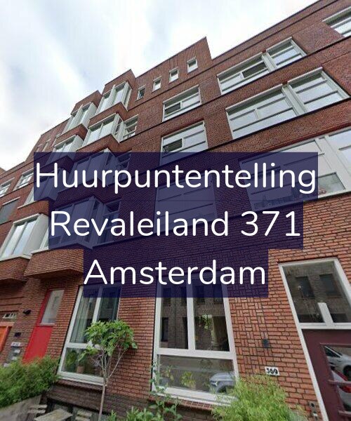 Foto gevel Huurpuntentelling voor Revaleiland 371, Amsterdam