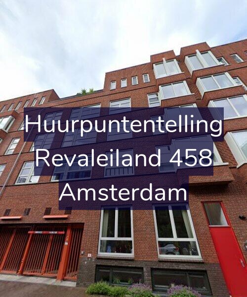 Foto gevel Huurpuntentelling voor Revaleiland 458, Amsterdam
