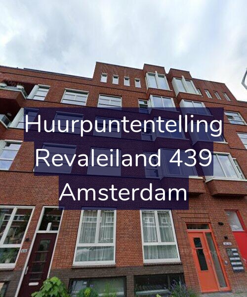 Foto gevel Huurpuntentelling voor Revaleiland 439, Amsterdam