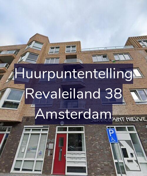 Foto gevel Huurpuntentelling voor Revaleiland 38, Amsterdam