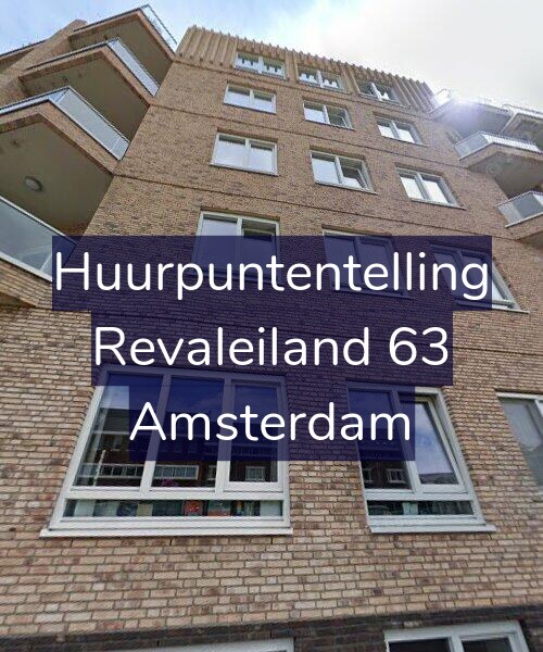 Foto gevel Huurpuntentelling voor Revaleiland 63, Amsterdam