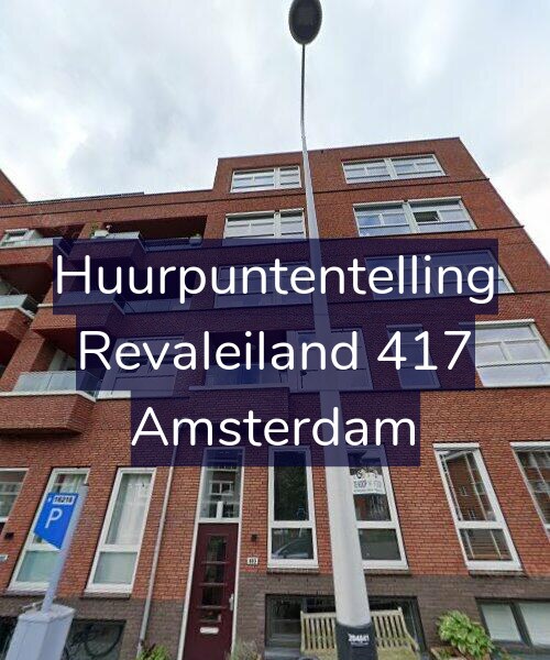 Foto gevel Huurpuntentelling voor Revaleiland 417, Amsterdam