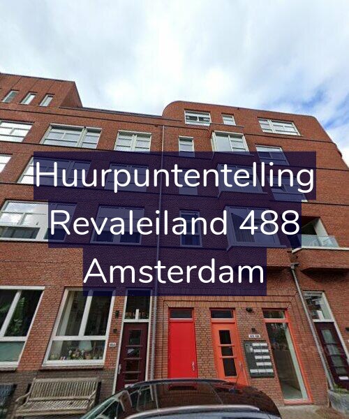 Foto gevel Huurpuntentelling voor Revaleiland 488, Amsterdam