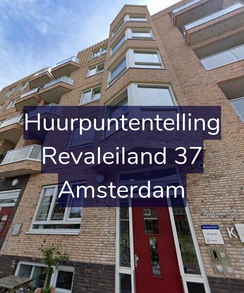 Foto gevel Huurpuntentelling voor Revaleiland 37, Amsterdam