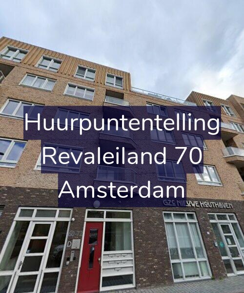 Foto gevel Huurpuntentelling voor Revaleiland 70, Amsterdam