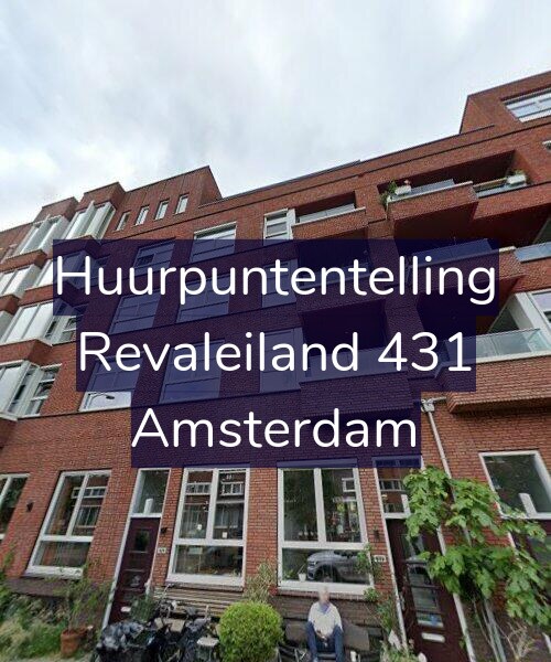 Foto gevel Huurpuntentelling voor Revaleiland 431, Amsterdam