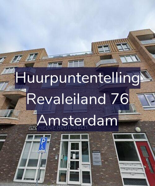Foto gevel Huurpuntentelling voor Revaleiland 76, Amsterdam