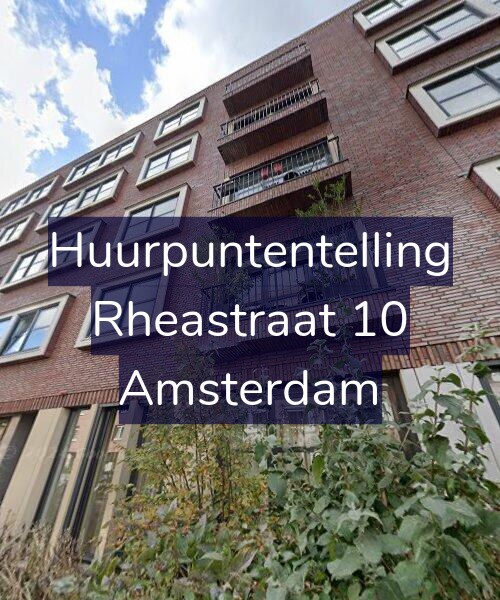 Foto gevel Huurpuntentelling voor Rheastraat 10, Amsterdam