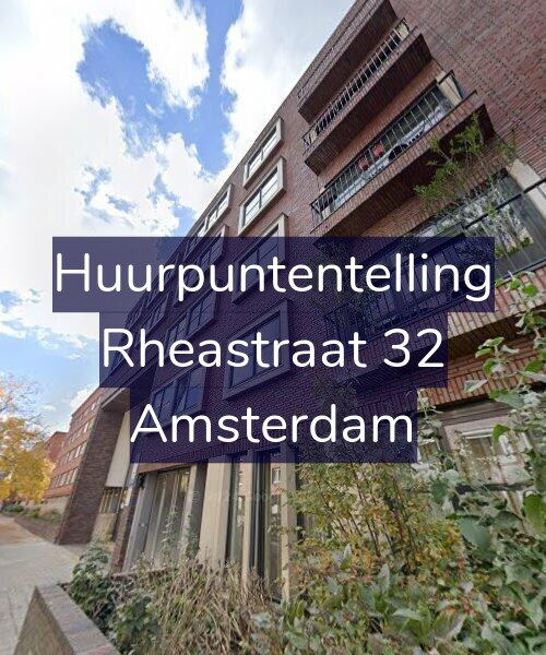 Foto gevel Huurpuntentelling voor Rheastraat 32, Amsterdam