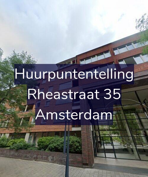 Foto gevel Huurpuntentelling voor Rheastraat 35, Amsterdam