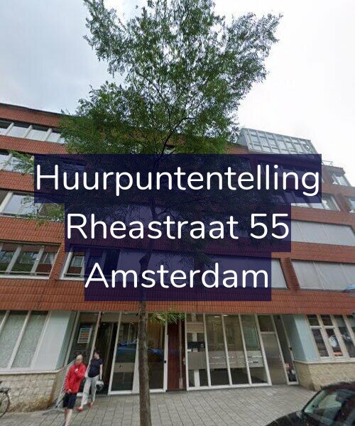 Foto gevel Huurpuntentelling voor Rheastraat 55, Amsterdam